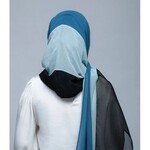 Hijab Chiffon 3 Cores - tricolor